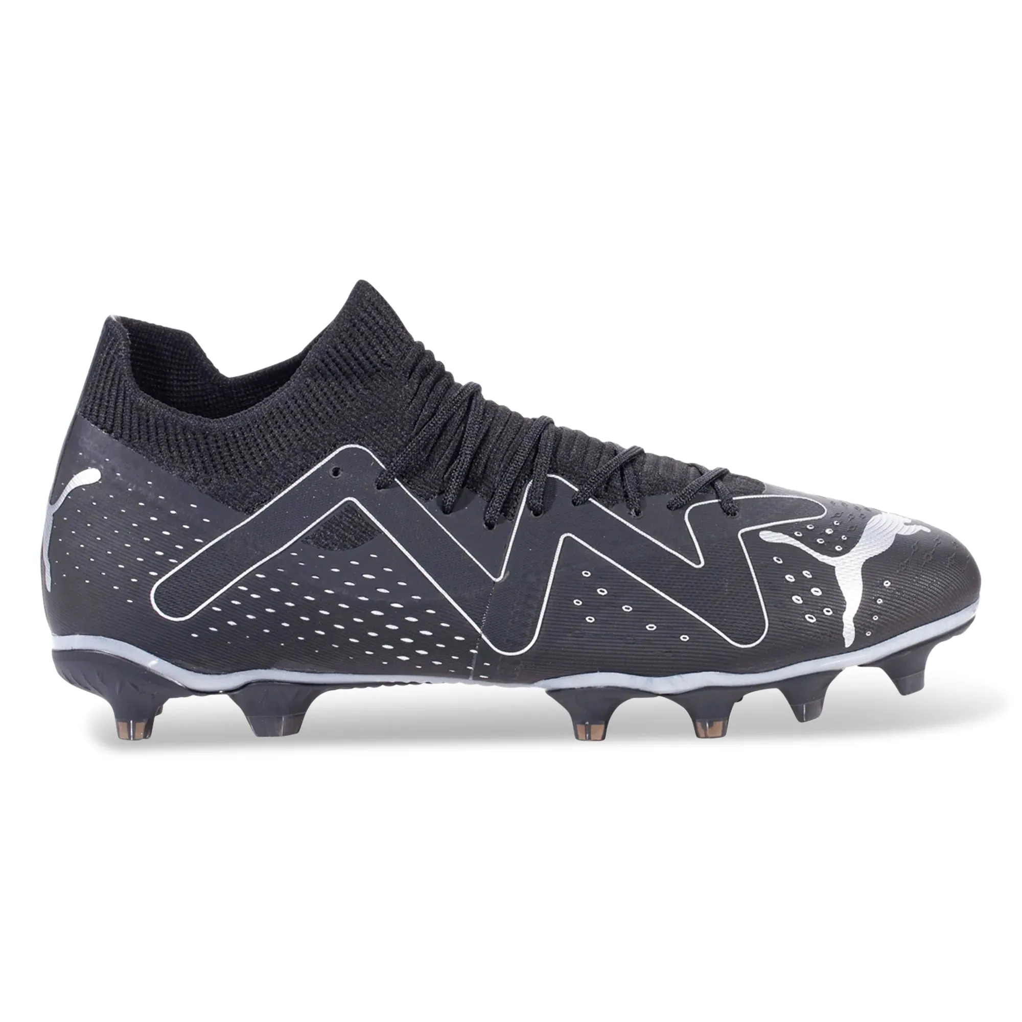 Puma Match Future FG/AG Soccer Cleats (Puma Black/Puma Silver) Speed Zone Play Speed