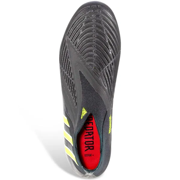 ground contact Daily Play adidas Predator Edge  Firm Ground Soccer Cleats (Core Black/Team Solar Yellow)