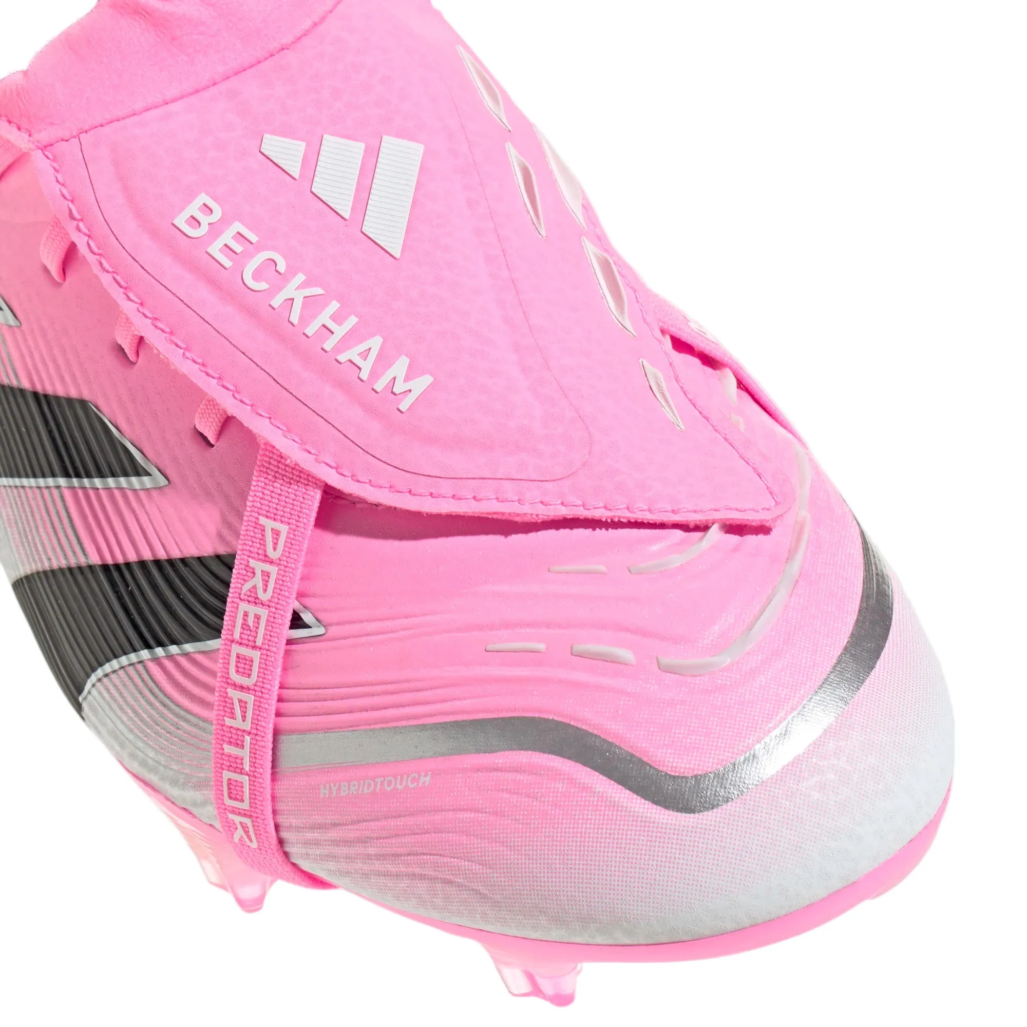 Neutral Ride adidas Predator Elite David Beckham Edition Fold Tongue FT FG Soccer Cleats (Beam Pink)