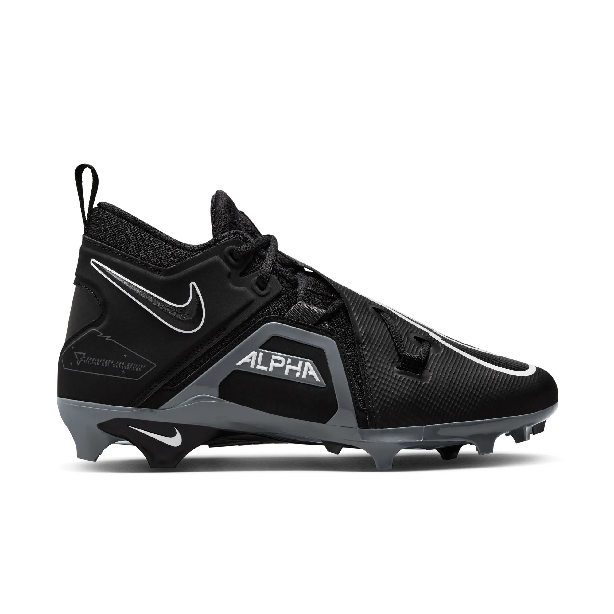 Men's Nike Alpha Menace Pro 3 Football Cleats Quick Fit Ergonomic Build