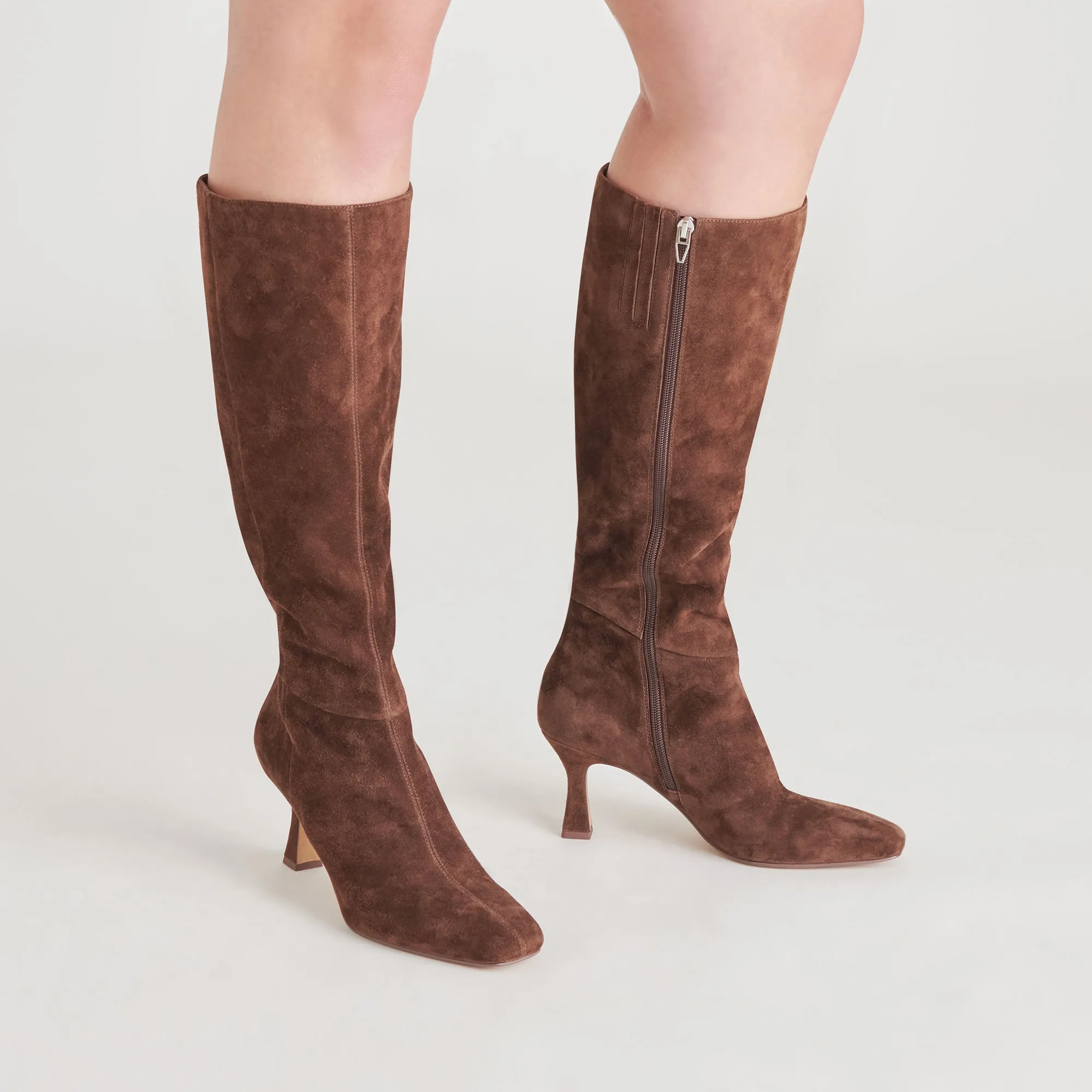 GYRA BOOTS DK BROWN SUEDE Long Haul Chill Weather