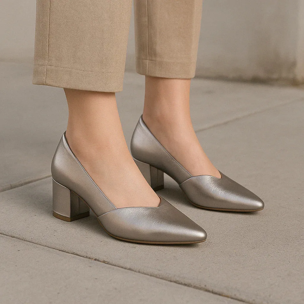 Boho Chic Heels LE SANSA CARLY CHAMPAGNE