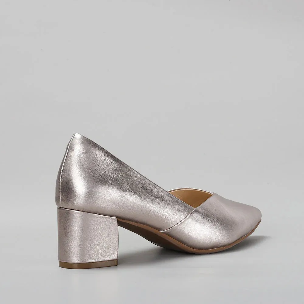 mesh construction Peep Toe Sandals for Party LE SANSA CARLY CHAMPAGNE