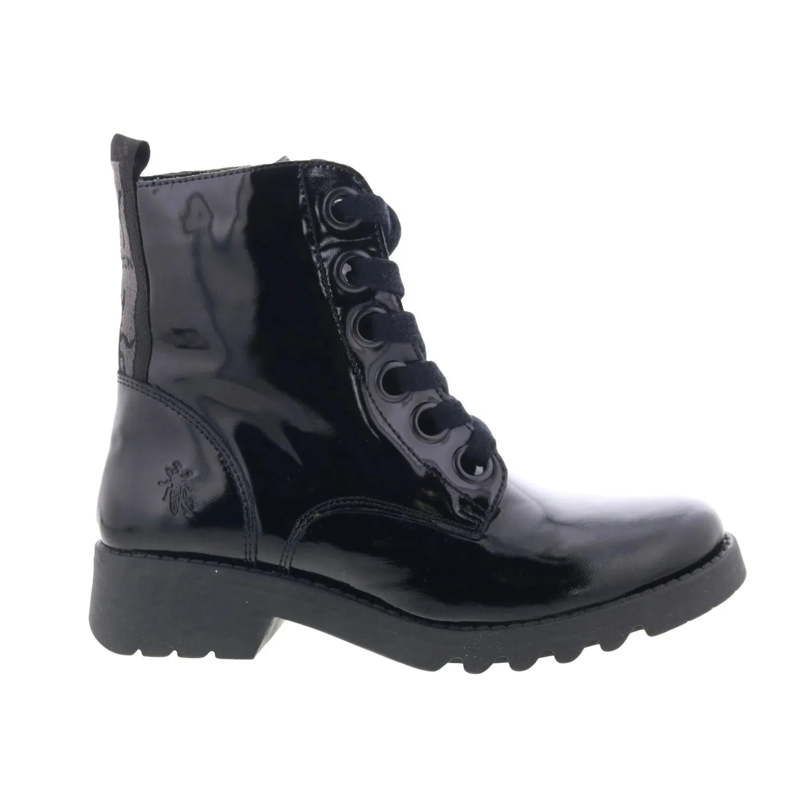 Comfortable Wear Tough Grip Fly London Ragi RAGI539FLY-024 Womens Black Leather Casual Dress Boots