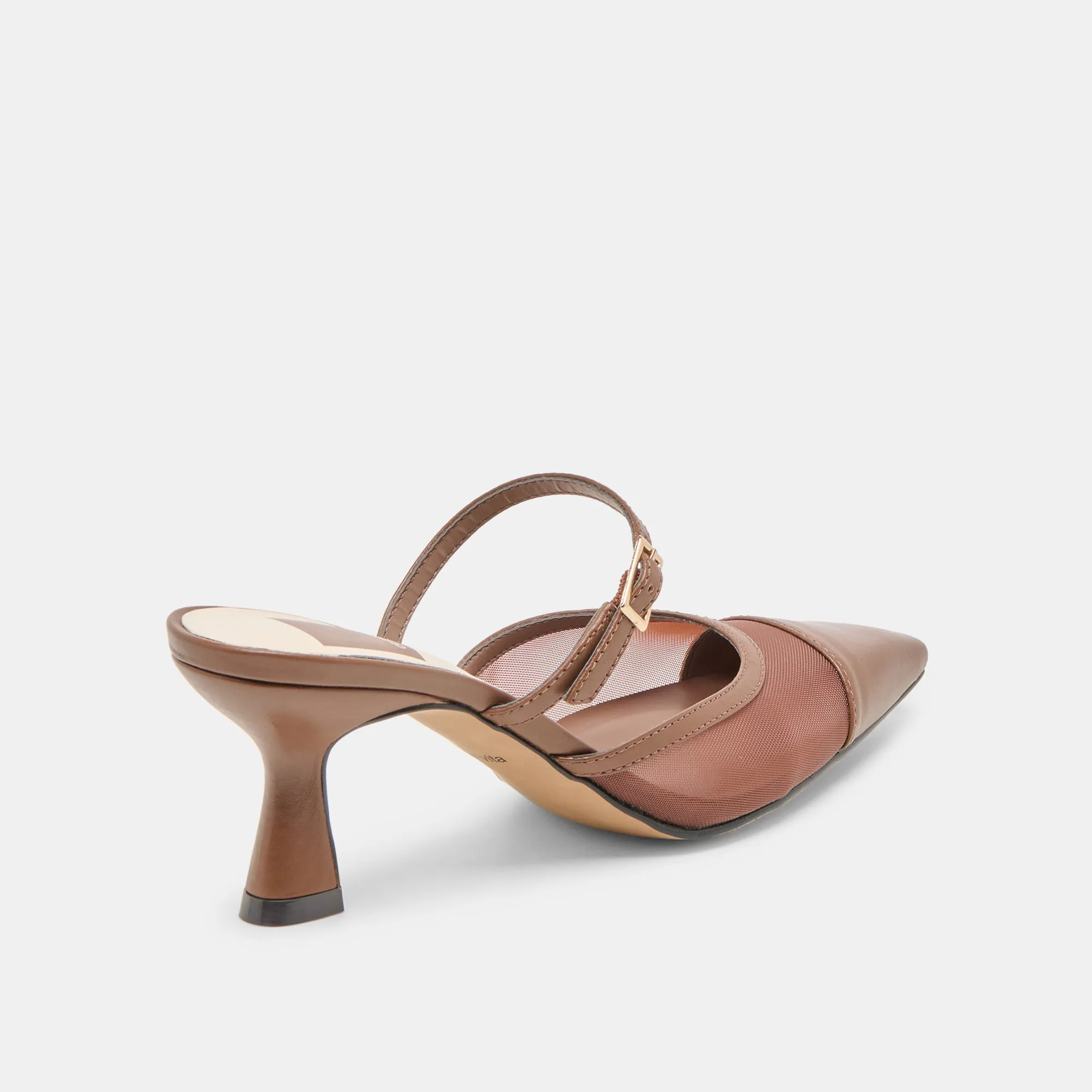 LOYD HEELS ESPRESSO MESH Reinforced toe Soft Sole High Heels