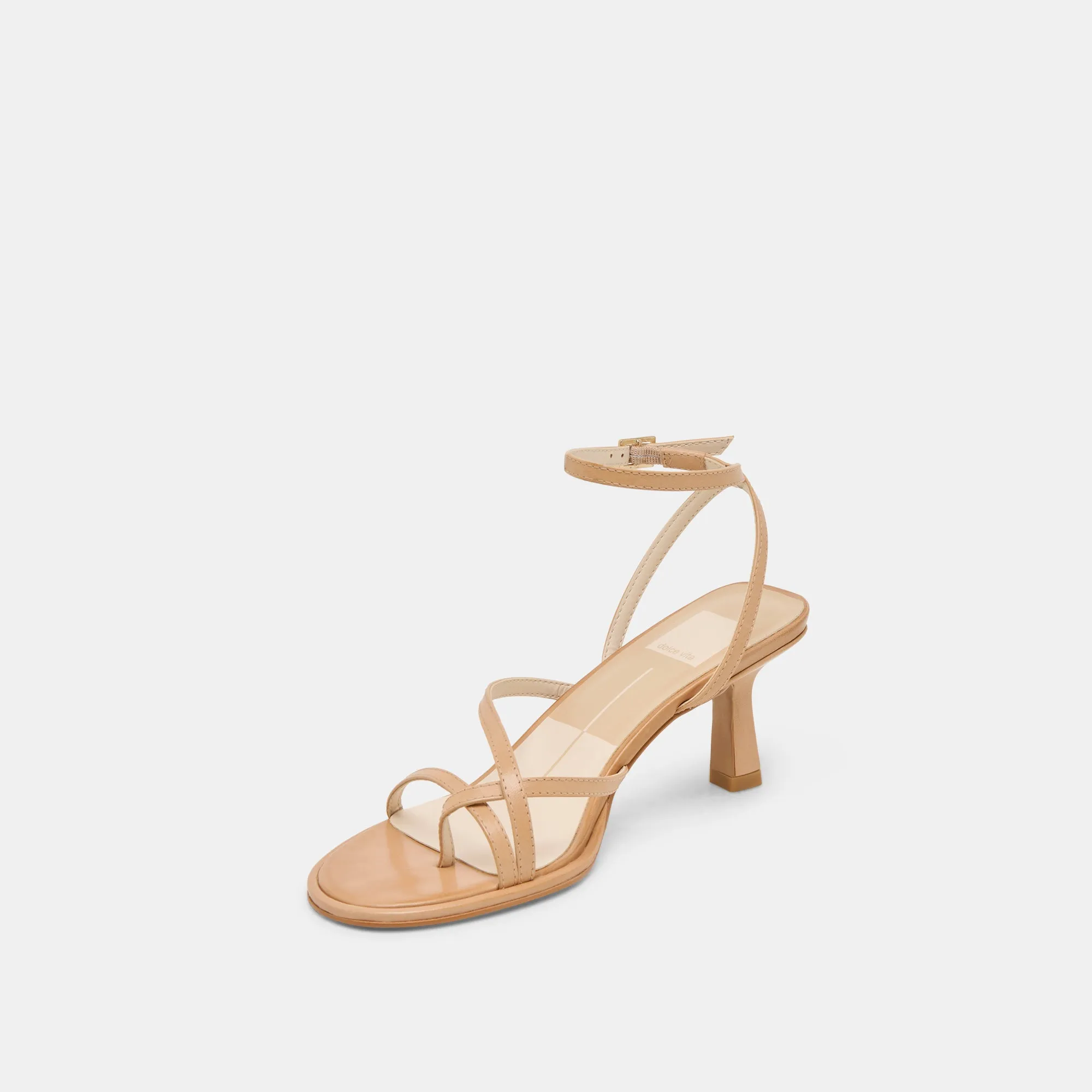 Impact protection Narrow Fit MORAH WIDE HEELS CAFE LEATHER