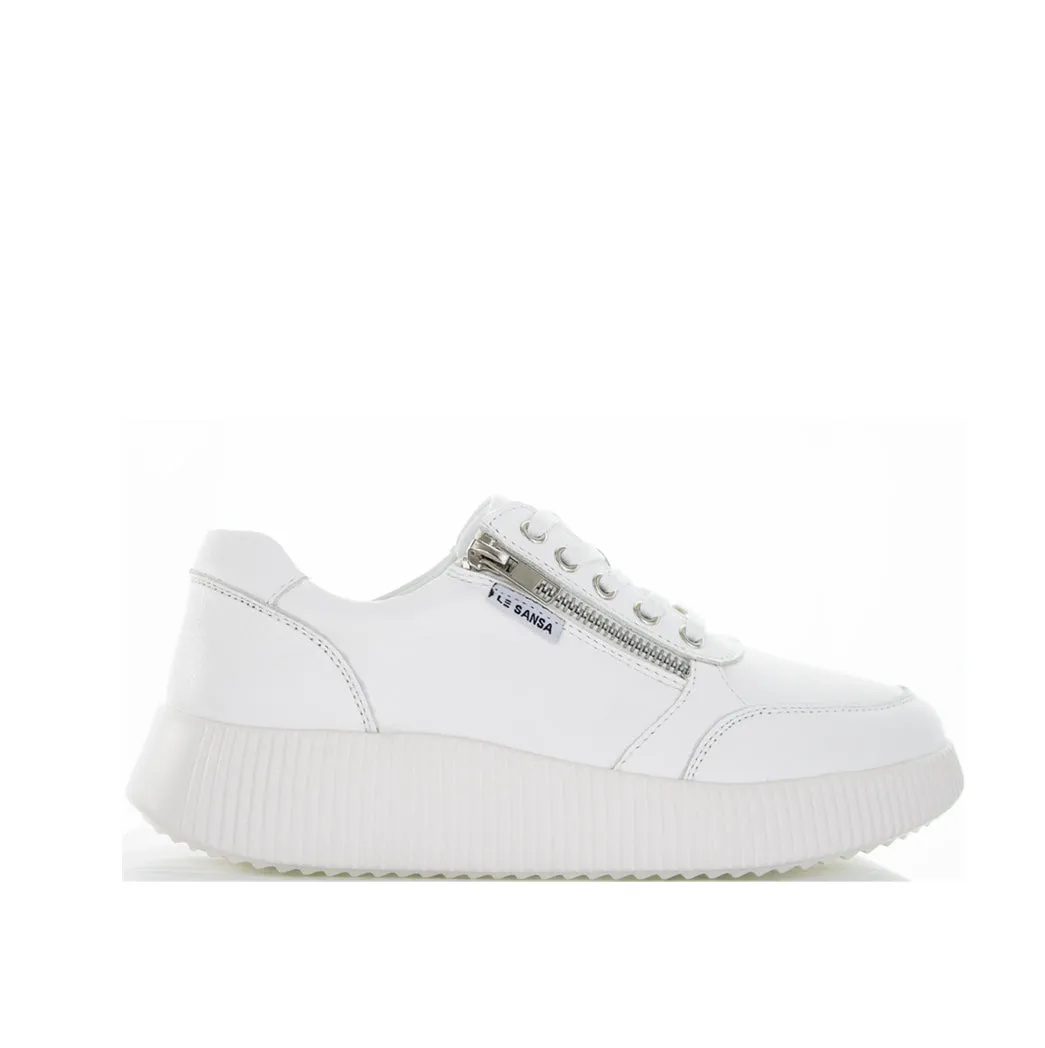 athletic men's performance heel - cup - level LE SANSA COSCO WHITE