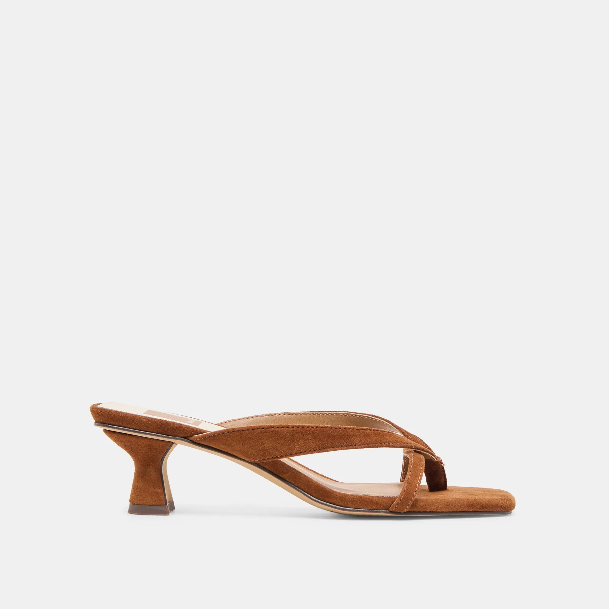 Casual Wedding Heels Classic Design BREVEL HEELS DK BROWN SUEDE