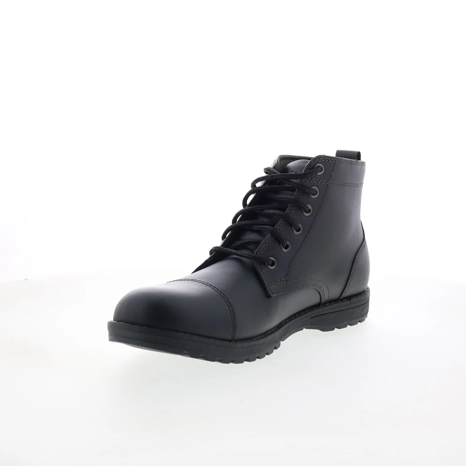 Eastland Jason Cap Toe 7372-01 Mens Black Synthetic Casual Dress Boots Fashionable Outdoor Ready