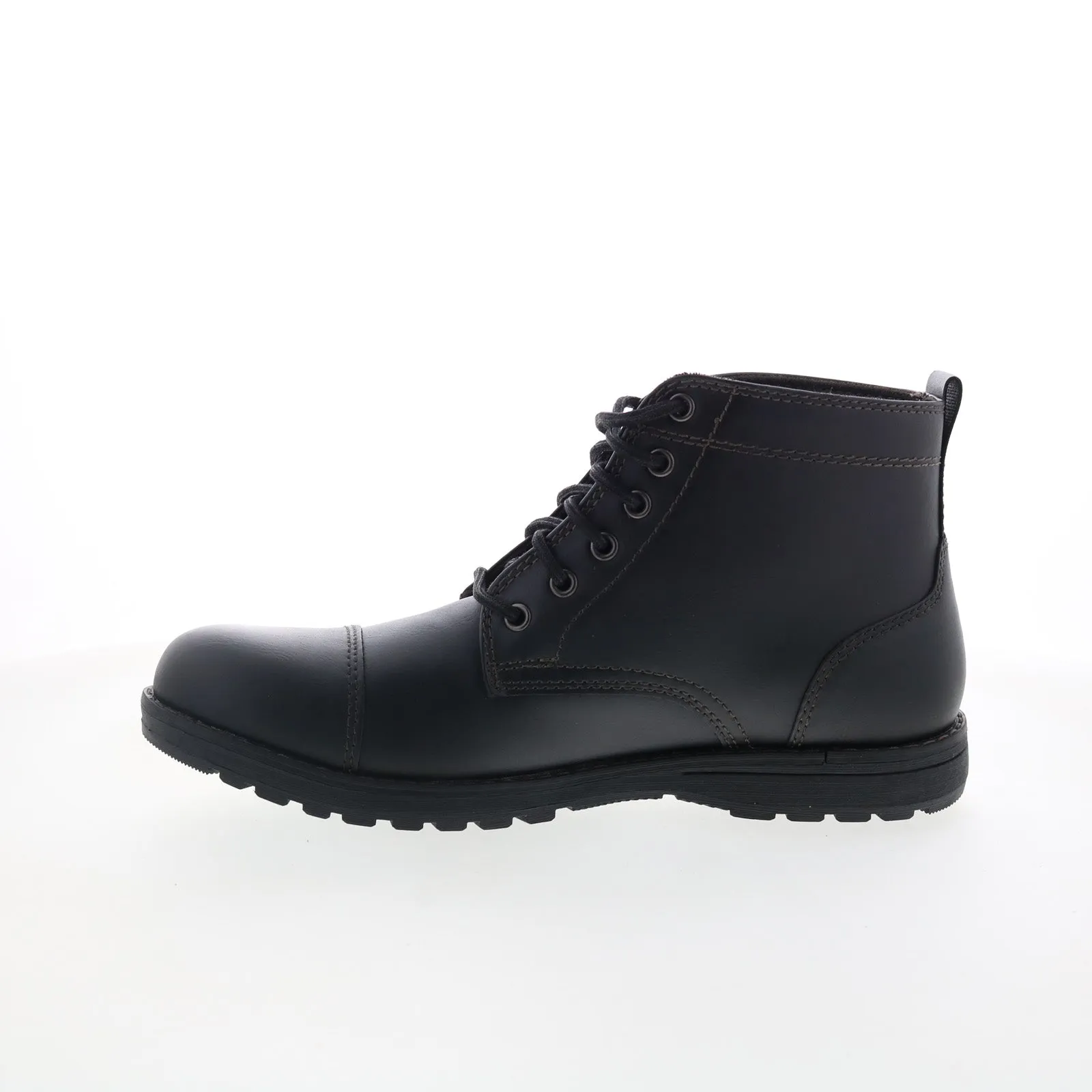 Anti-Skid Eastland Jason Cap Toe 7372-01 Mens Black Synthetic Casual Dress Boots