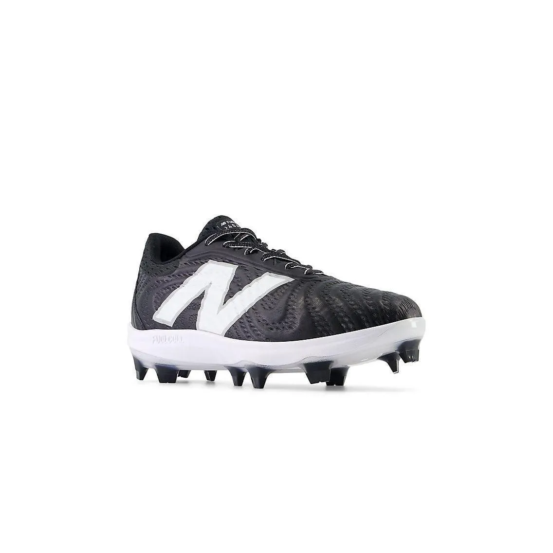 Dynamic Step New Balance Men's FuelCell 4040 V7 Molded Baseball Cleats - Black / Optic White - PL4040K7