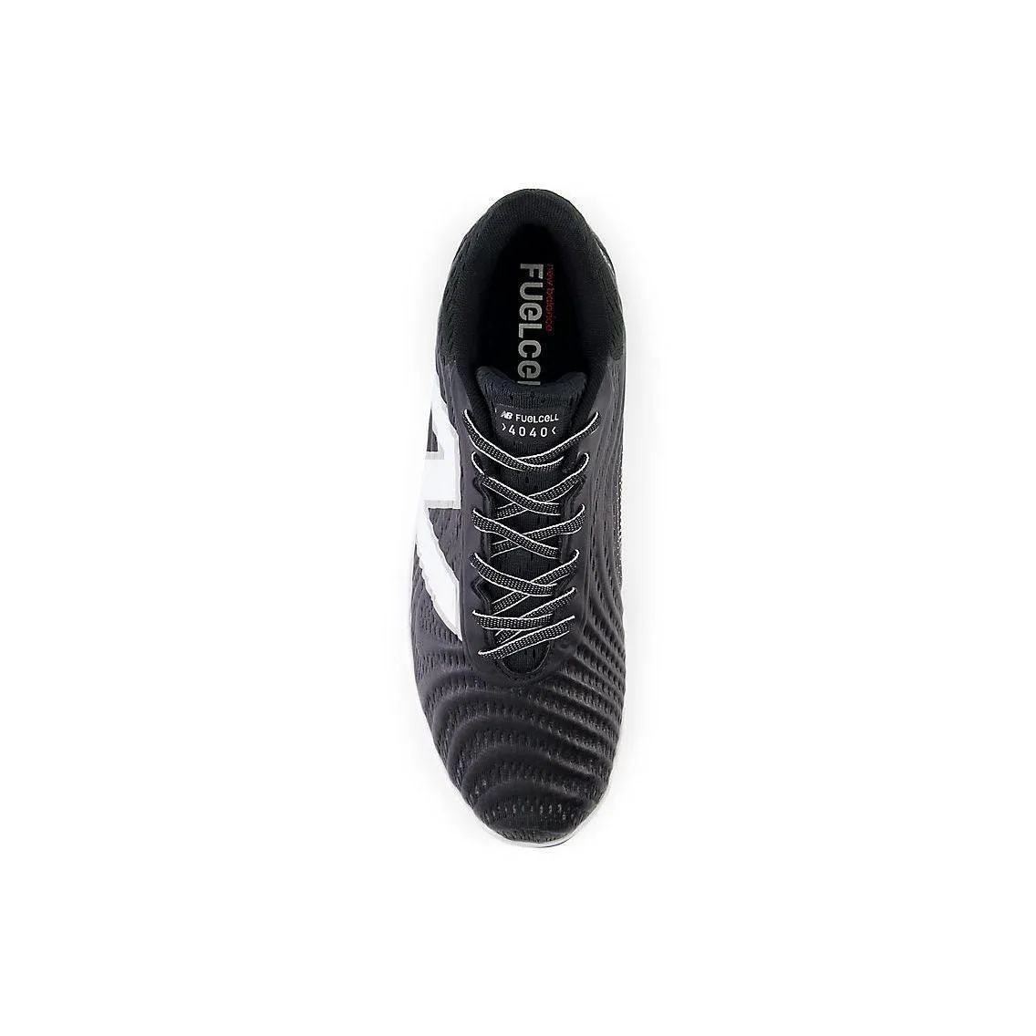 Quick Support Distinctive durability New Balance Men's FuelCell 4040 V7 Molded Baseball Cleats - Black / Optic White - PL4040K7