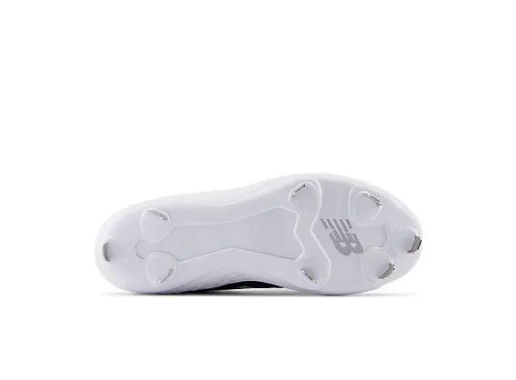 Anti Odor Easy Access New Balance Women's VELO v3 Metal Fastpitch Softball Cleats - Navy with White - SMVELON3