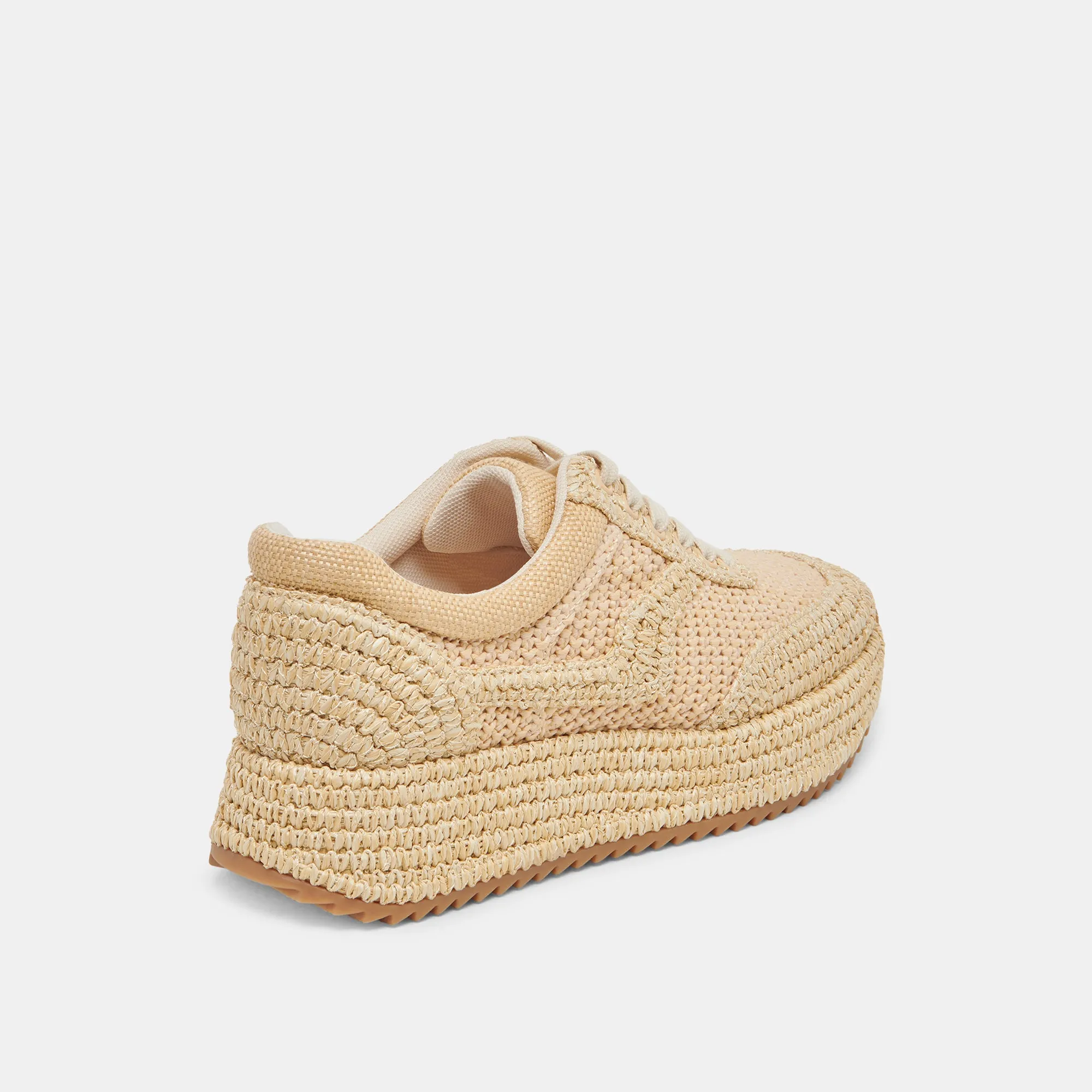 SHYLOH SNEAKERS LT NATURAL RAFFIA Style Play Foot Shape