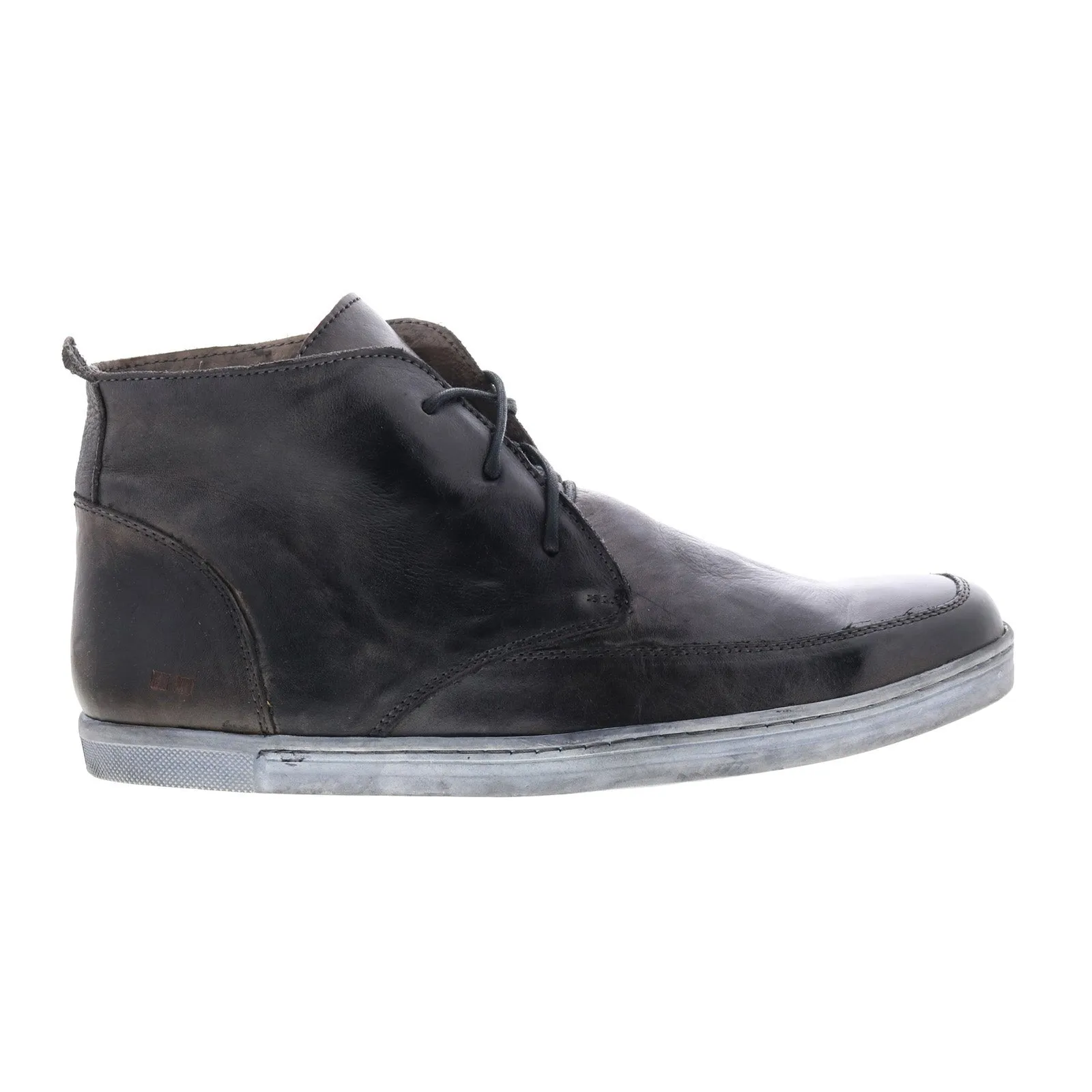 Classic Line Lace Up Style Bed Stu Duke II F437514 Mens Gray Leather Lace Up Casual Dress Boots