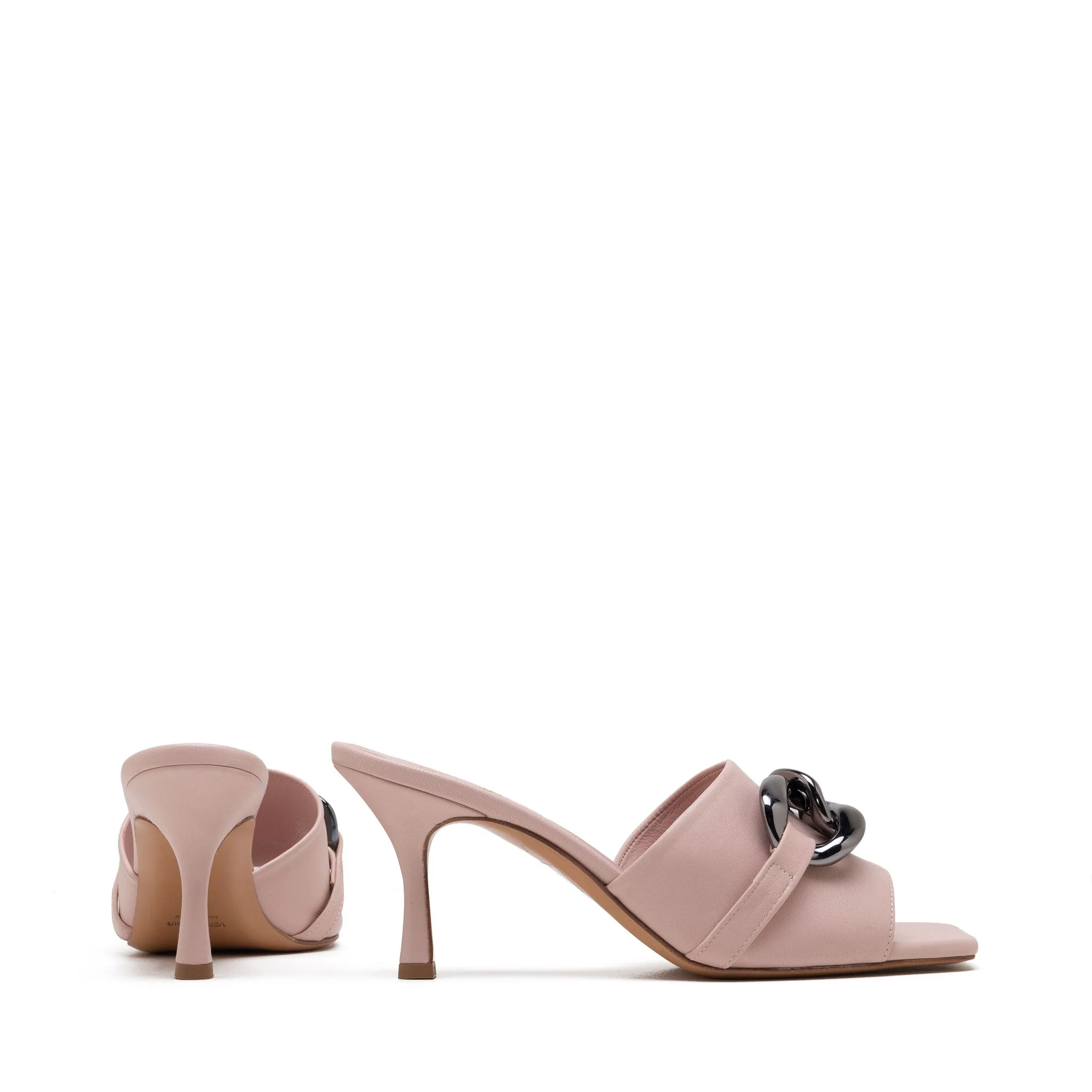 Black Stiletto Shoes MELITA OPEN TOE SANDALS