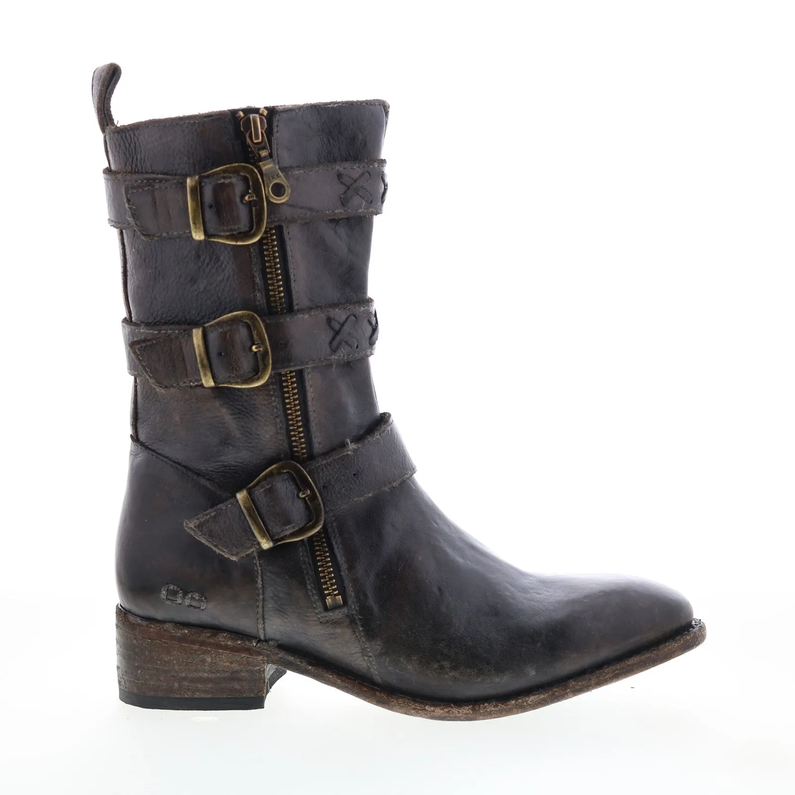 Outdoor Gear Durable Look Bed Stu Blanchett F328003 Womens Brown Leather Zipper Casual Dress Boots