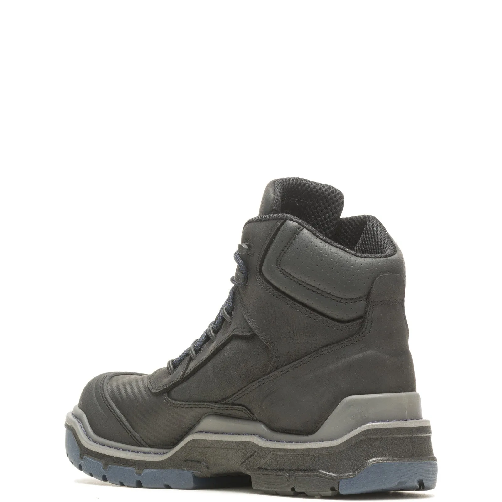 Wolverine Raider DuraShocks Shield CarbonMax 6" Mens Black Work Boots Wide Cut