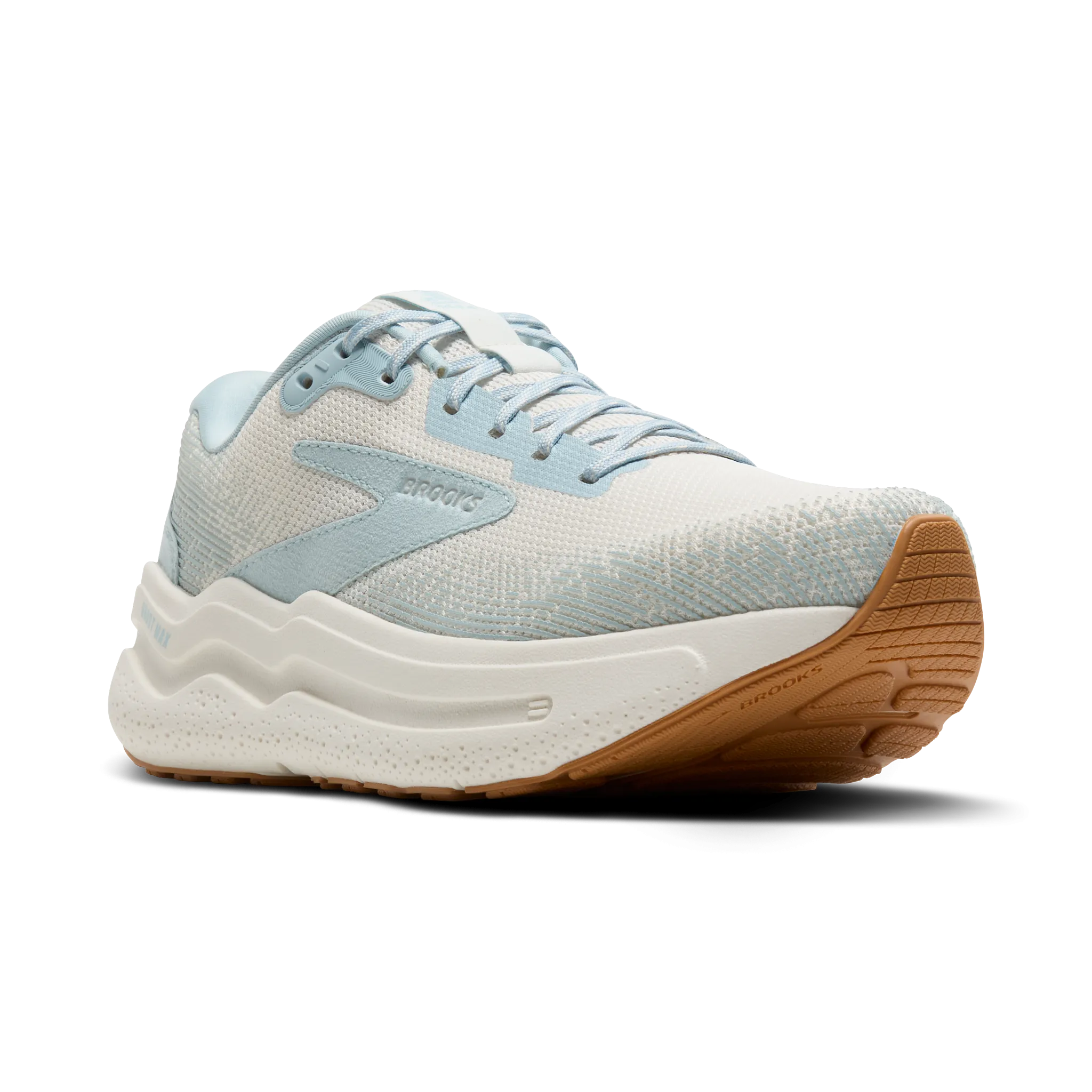 Women's Ghost Max 2 running in a historical site shoes