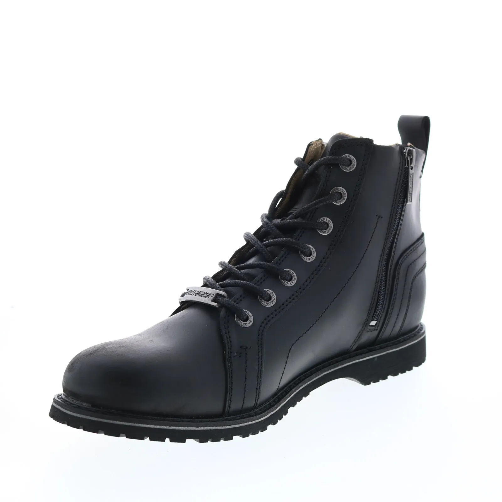 Harley-Davidson Stratford 6"Monkey D93686 Mens Black Motorcycle Boots Statement Piece