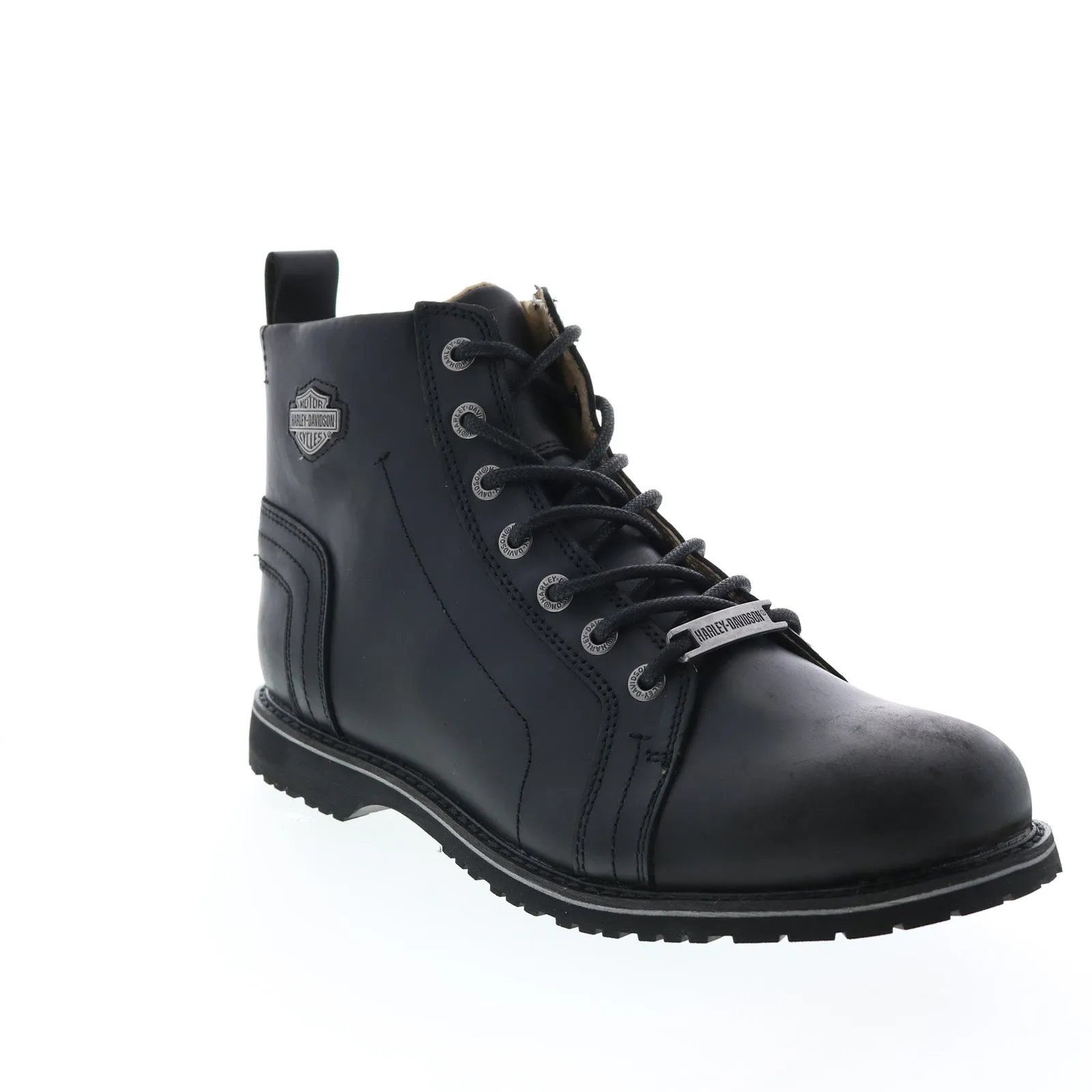 Harley-Davidson Stratford 6"Monkey D93686 Mens Black Motorcycle Boots Fashion Utility