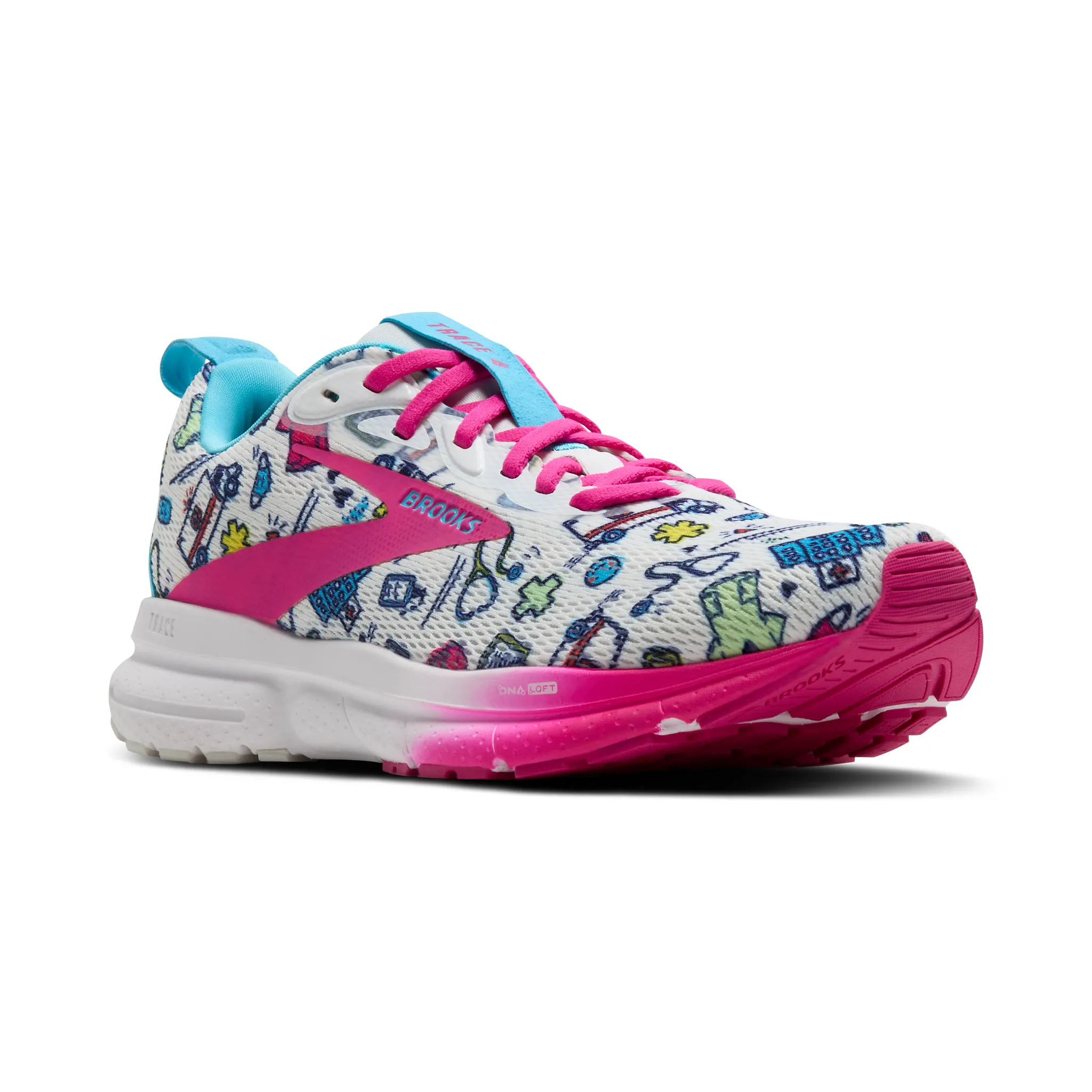 Women's Trace 4 running for a way to stay in control shoe laces