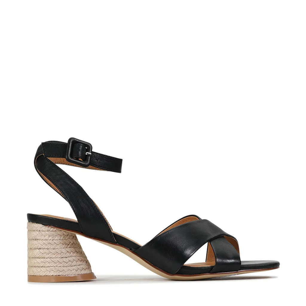Modern Look PETRICE LEATHER ANKLE STRAP HEELED SANDAL