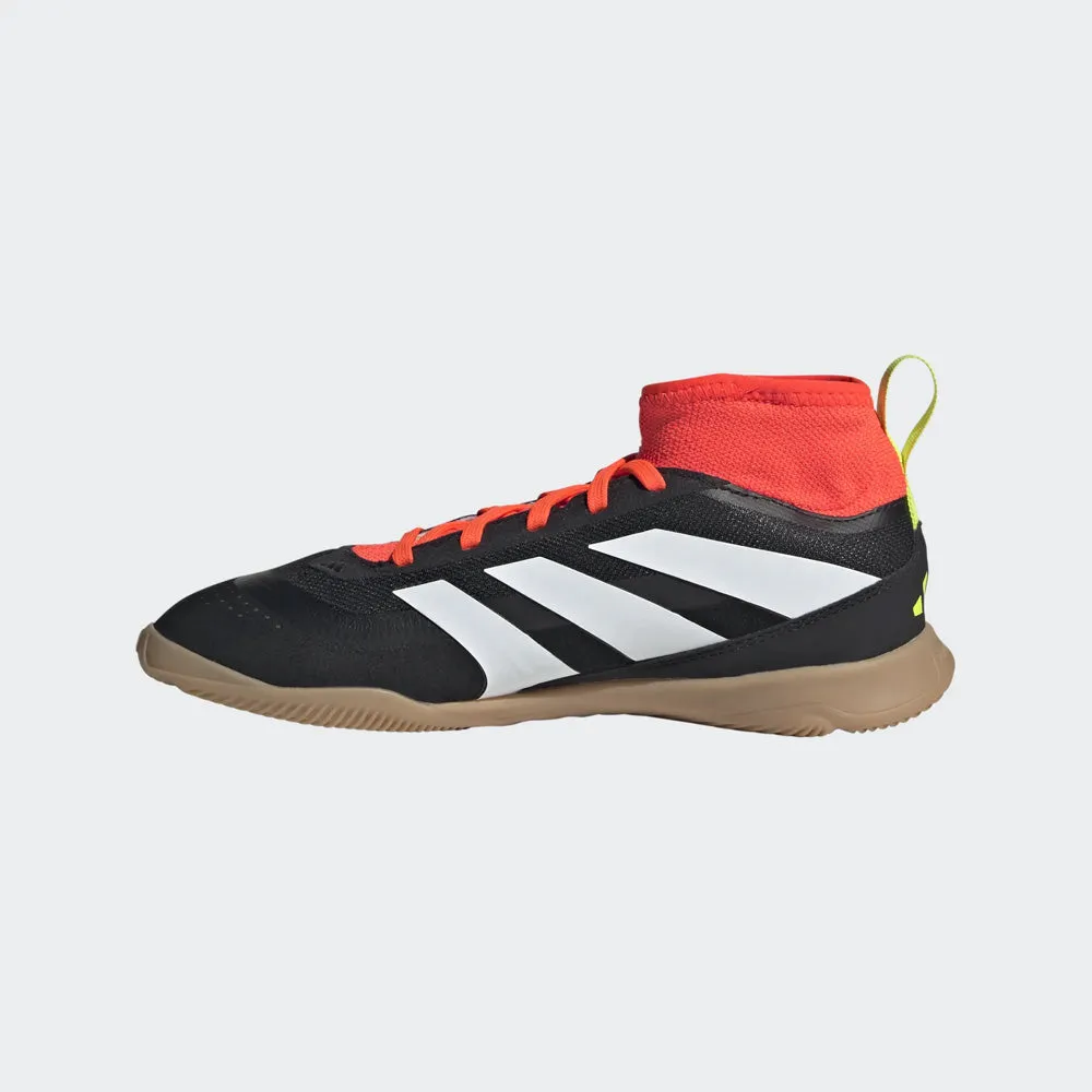 Iconic shock absorption least walking Adidas Predator League Sock Jnr Indoor Football Shoes (Black/White/Solar Red)
