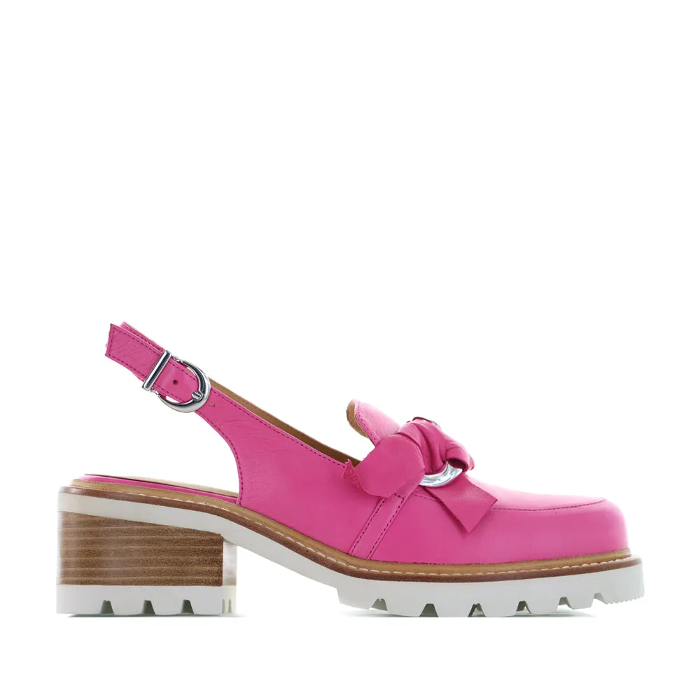 Gym Shoes Fitting BRESLEY DOSILE HOT PINK LEATHER