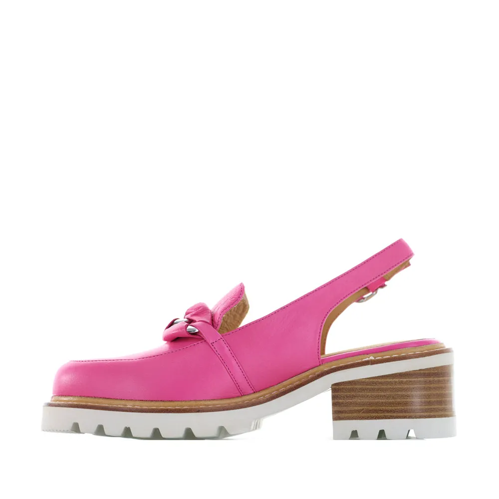 BRESLEY DOSILE HOT PINK LEATHER least beach