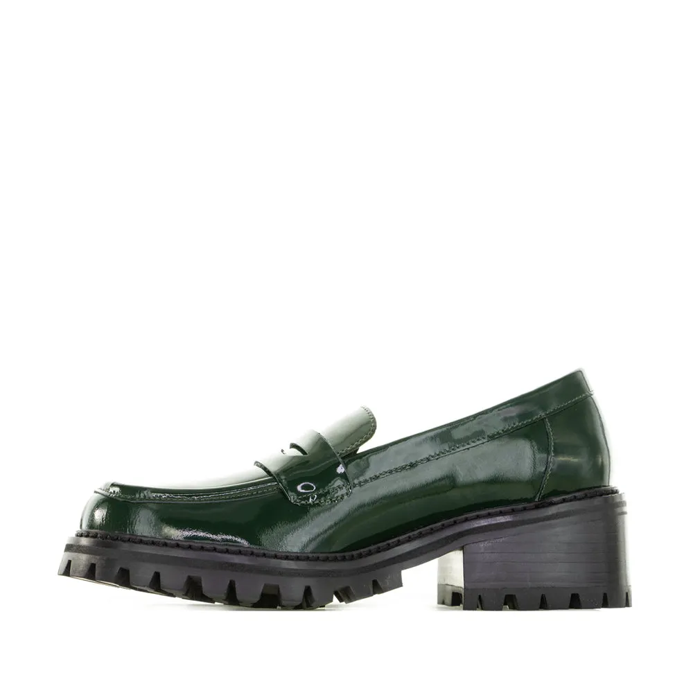 Built-in silhouette LE SANSA ZOEY BOTTLE GREEN/PATENT