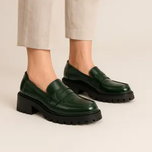 LE SANSA ZOEY BOTTLE GREEN/PATENT outdoor - style
