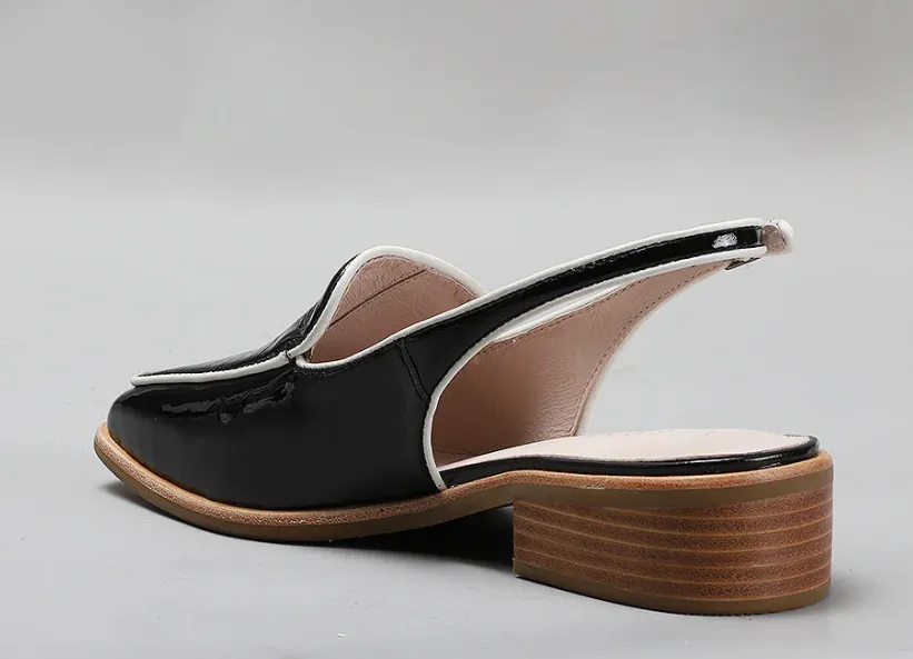 LE SANSA DANTER BLACK PATENT Cozy Choice Lite Wear