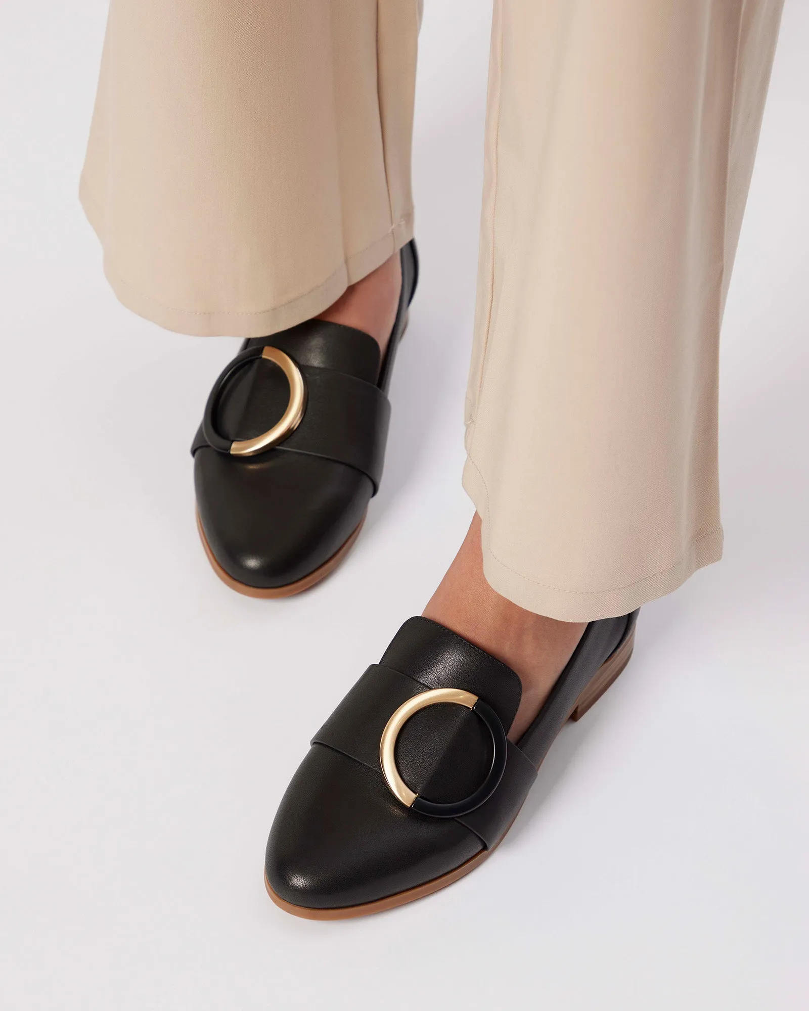 Easy Life Breathable Loafers HUSH PUPPIES LEXY BLACK