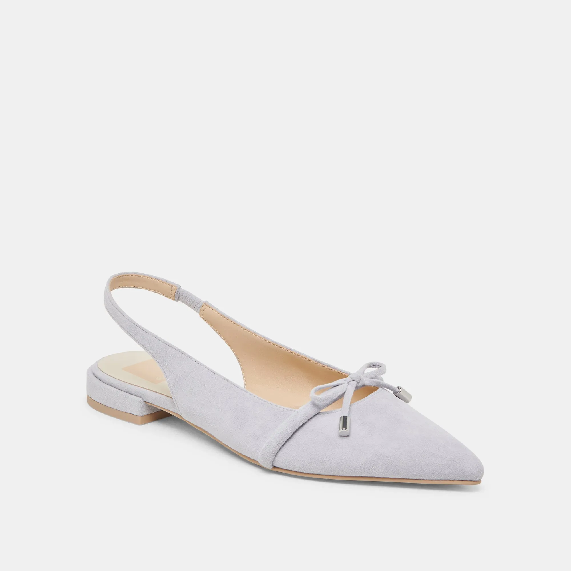 Help Day Winter Warm PAYGE FLATS DUSTY BLUE SUEDE