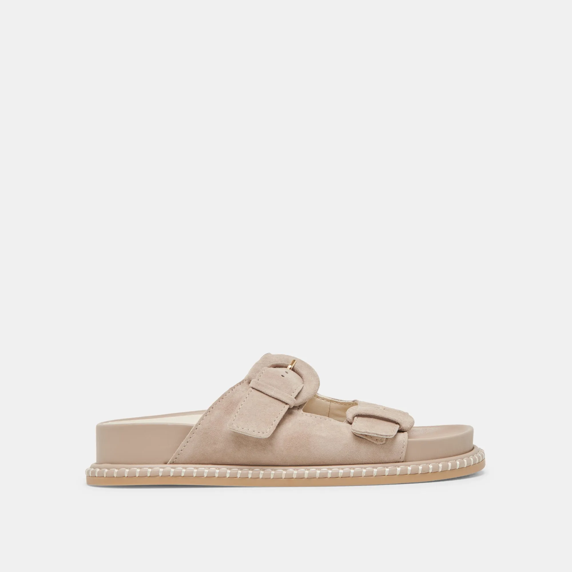 SHAUNY SANDALS DK TAUPE SUEDE Lite Wear
