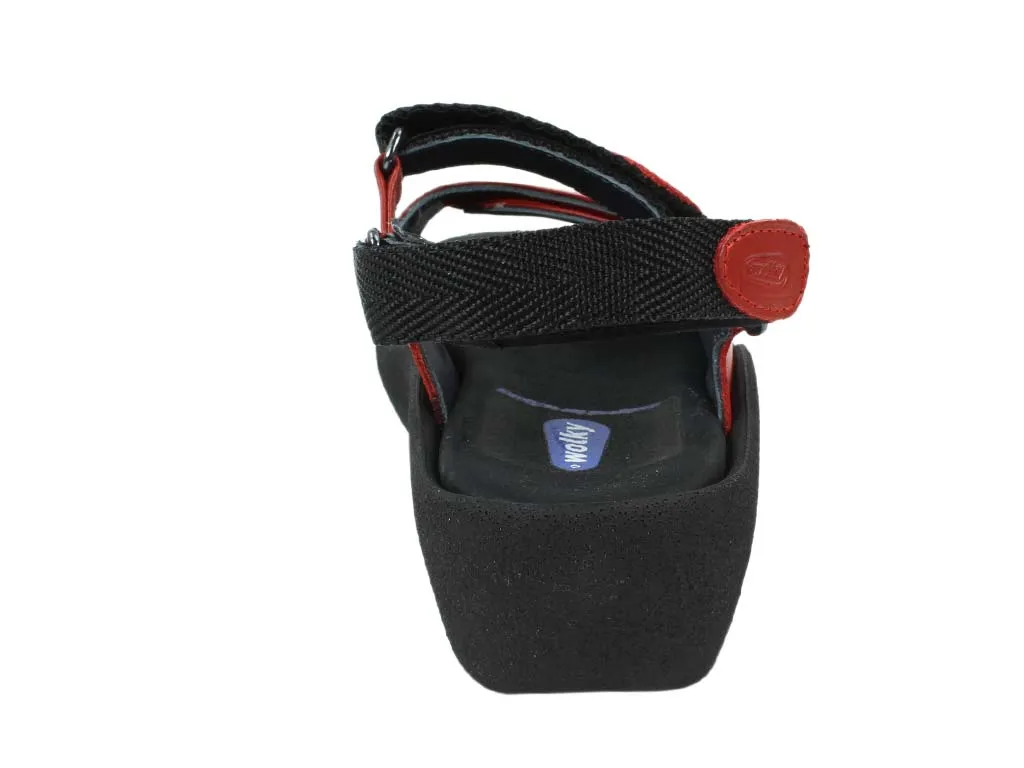 Sunny Walk Foot Freedom Wolky Sandals Jewel Red