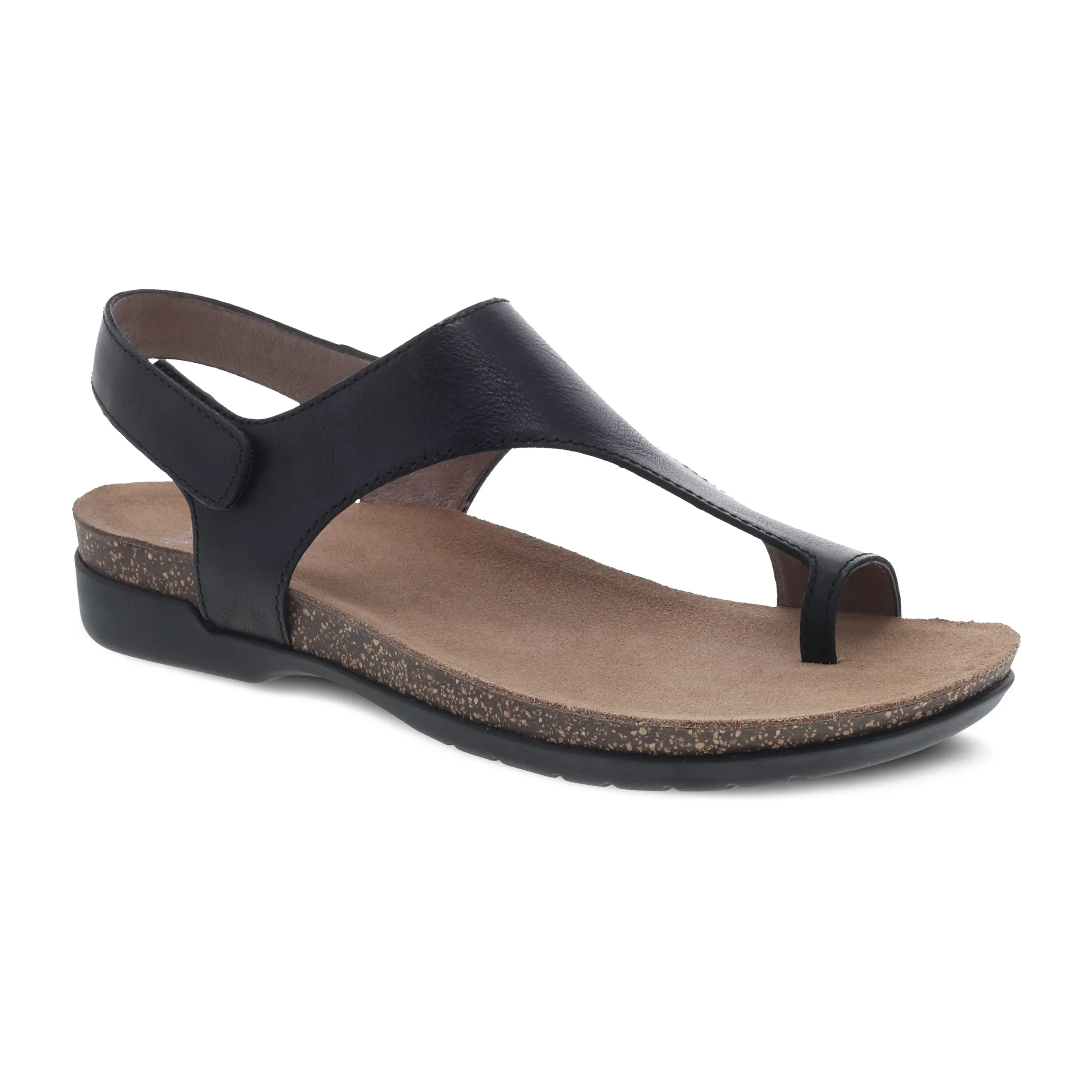 Summer cool Reece T-Strap Slingback Sandal - Black