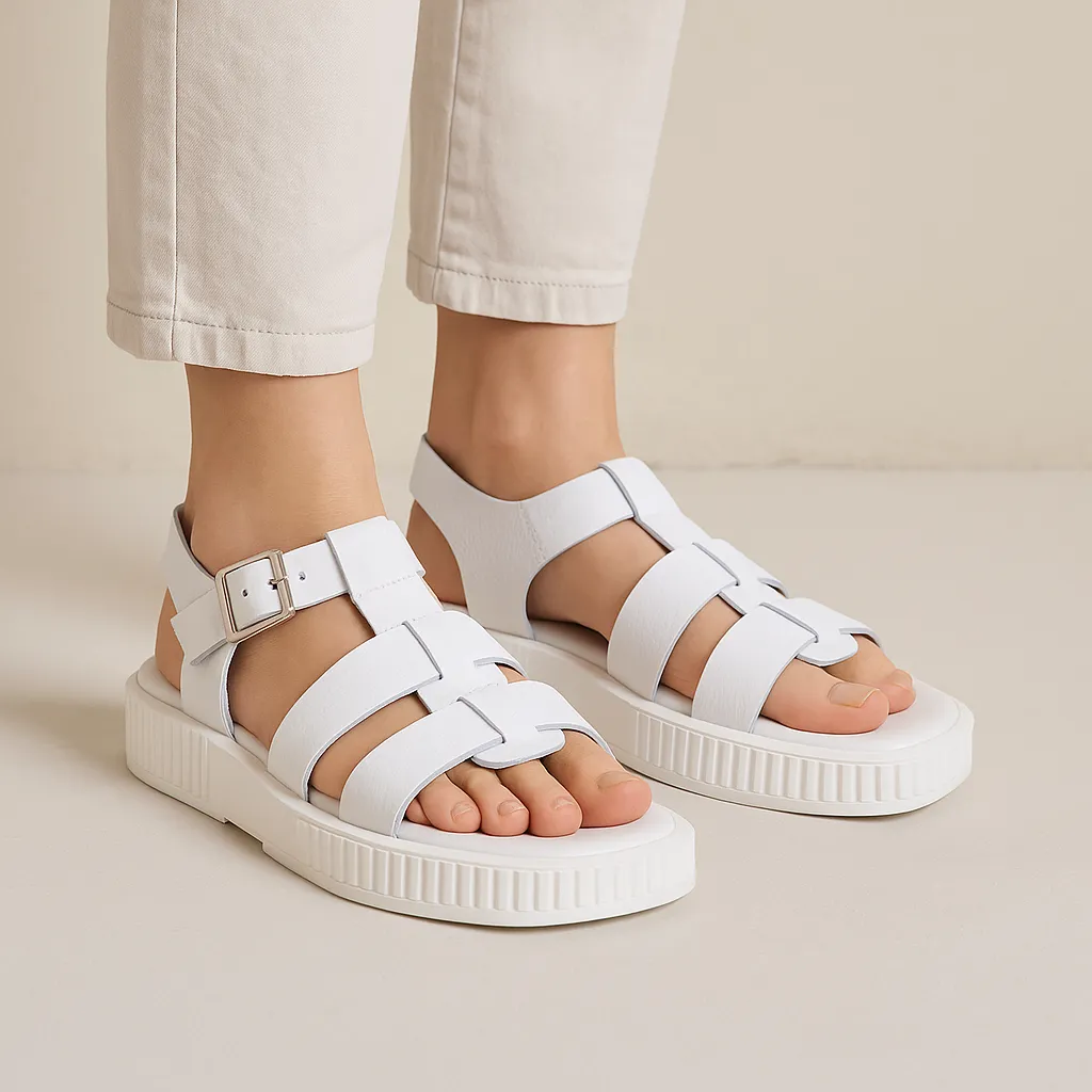 DJANGO & JULIETTE ITALA WHITE Fashion Forward Foot Care