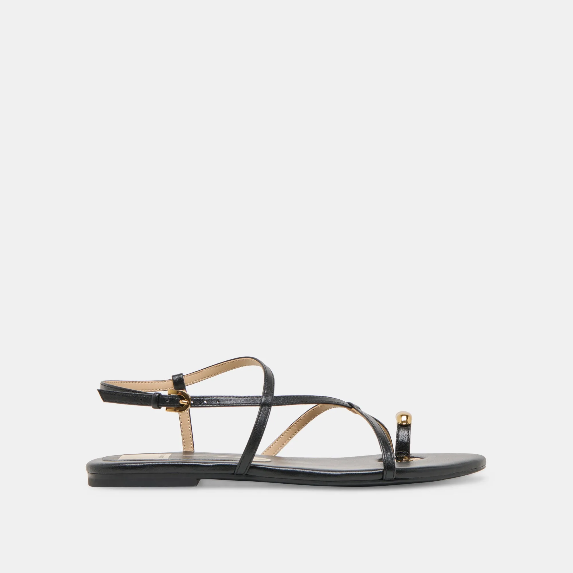 Casual Walk KESHA SANDALS BLACK LEATHER