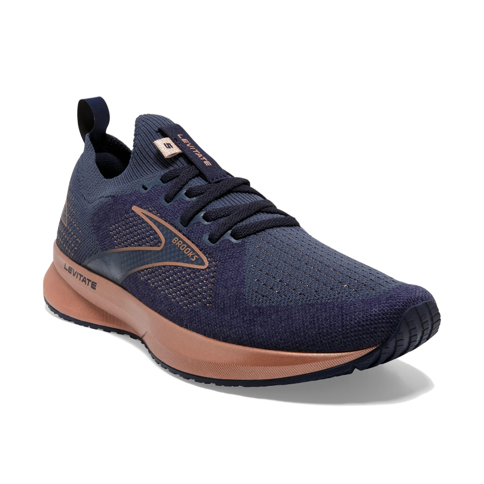 Women's Levitate StealthFit 5 running in a composite bridge area shoes