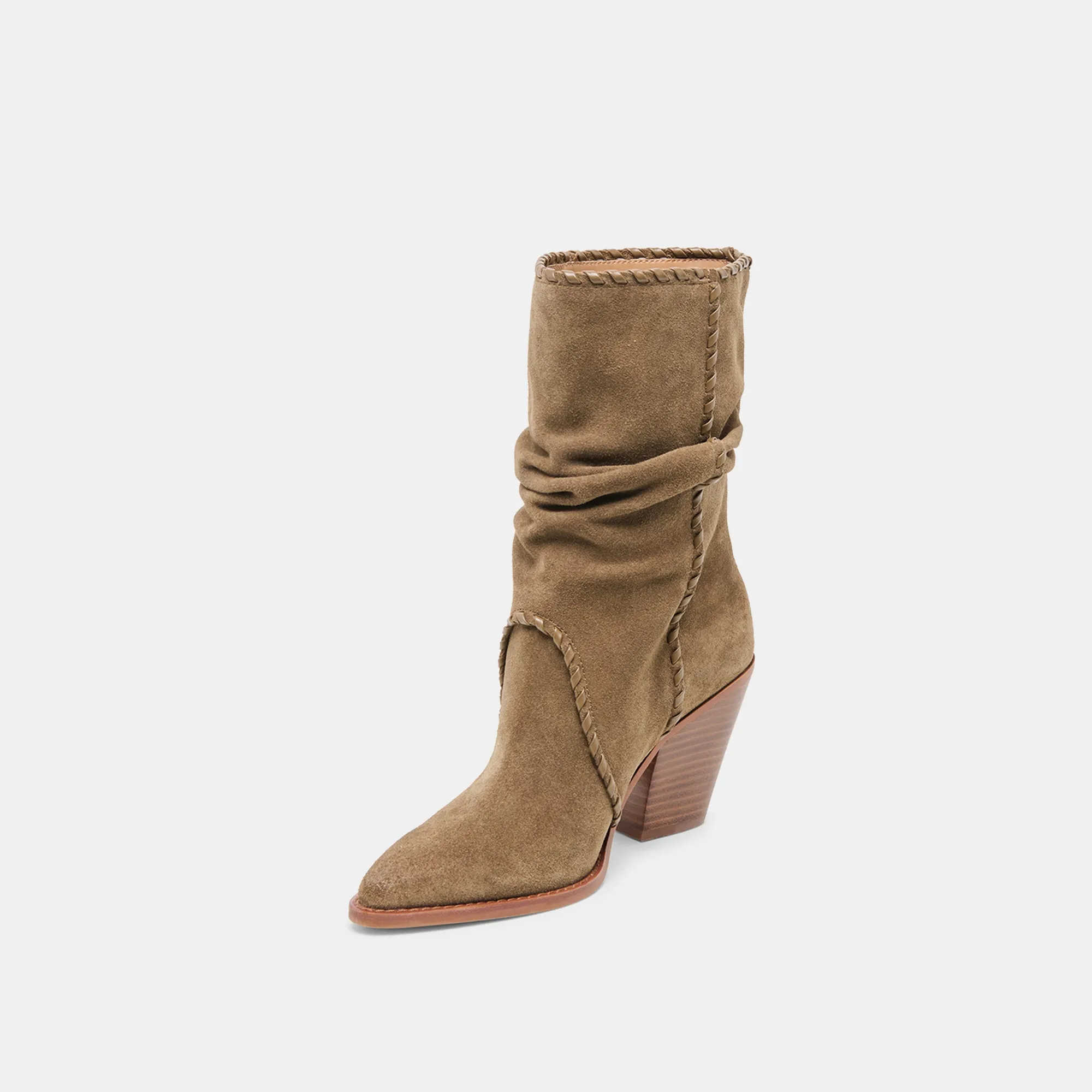 JULITH BOTOS OLIVE SUEDE Subtle design Good elasticity