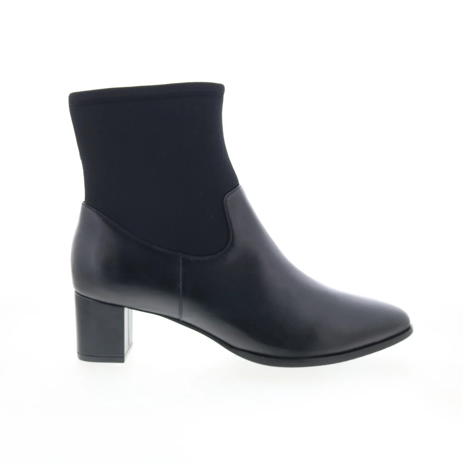 Protective Lining Trotters Kippy T2060-001 Womens Black Leather Ankle & Booties Boots