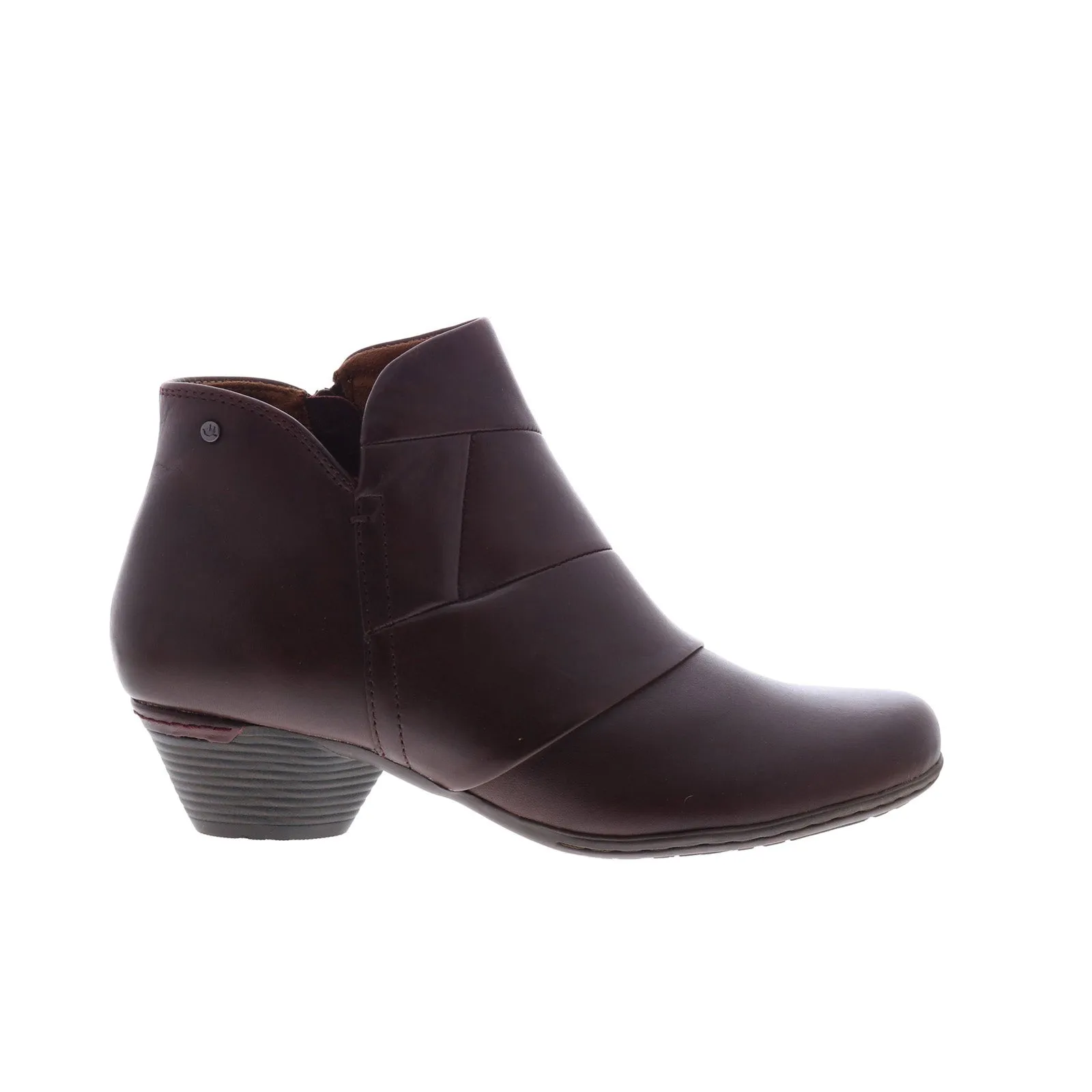 Cobb Hill Laurel New Bootie CJ3160 Womens Red Leather Ankle & Booties Boots Timeless Quality