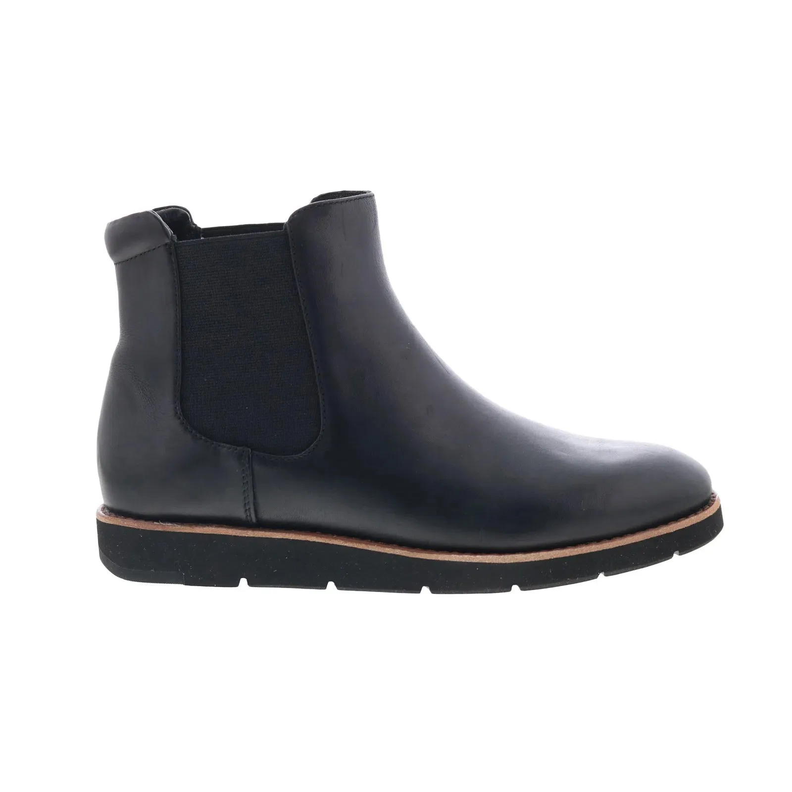 Johnston & Murphy Calder Chelsea Boot 78-51531 Womens Black Chelsea Boots Comfortable interior Daily Mission
