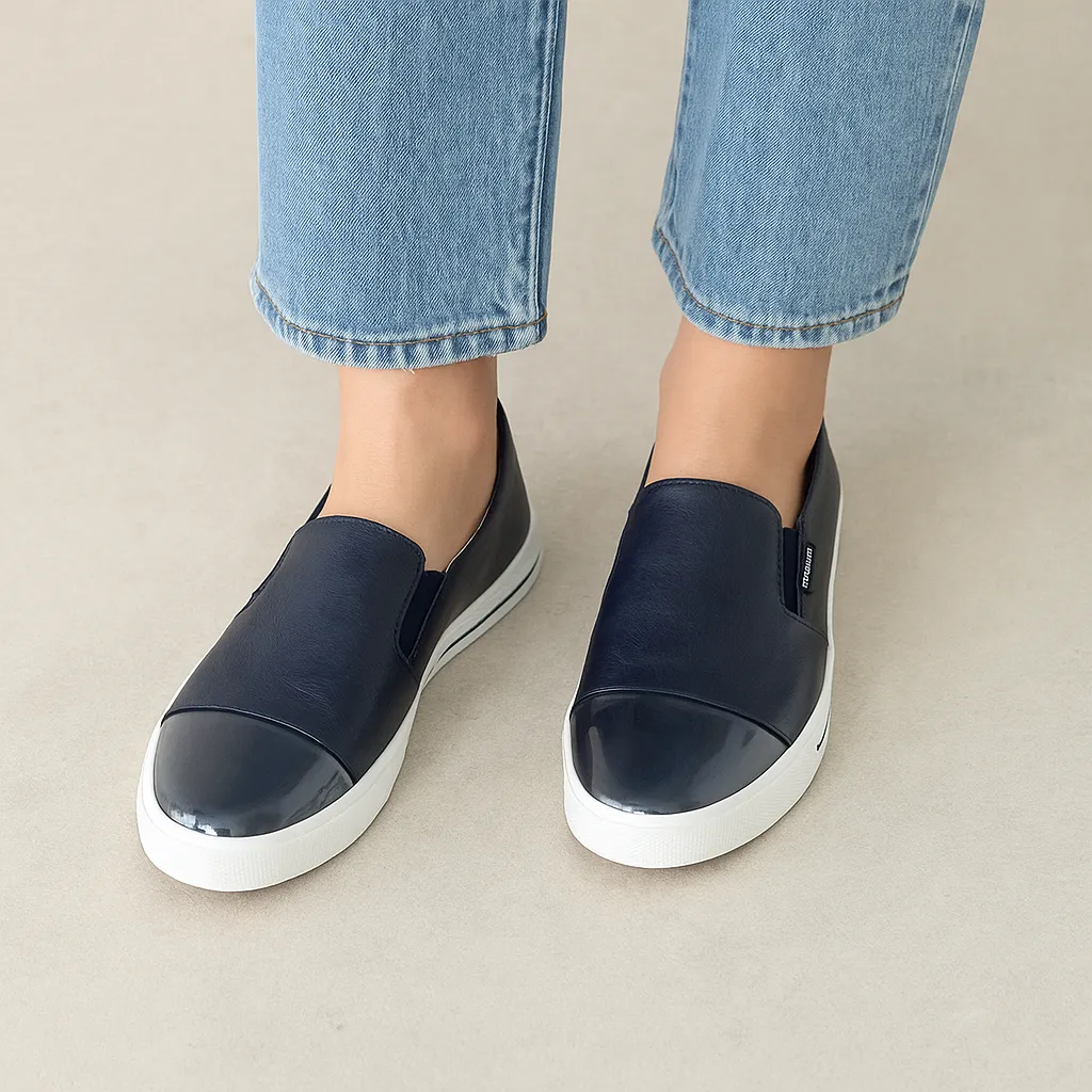 LE SANSA IVANA NAVY Active Walk Fit Padded Footbed