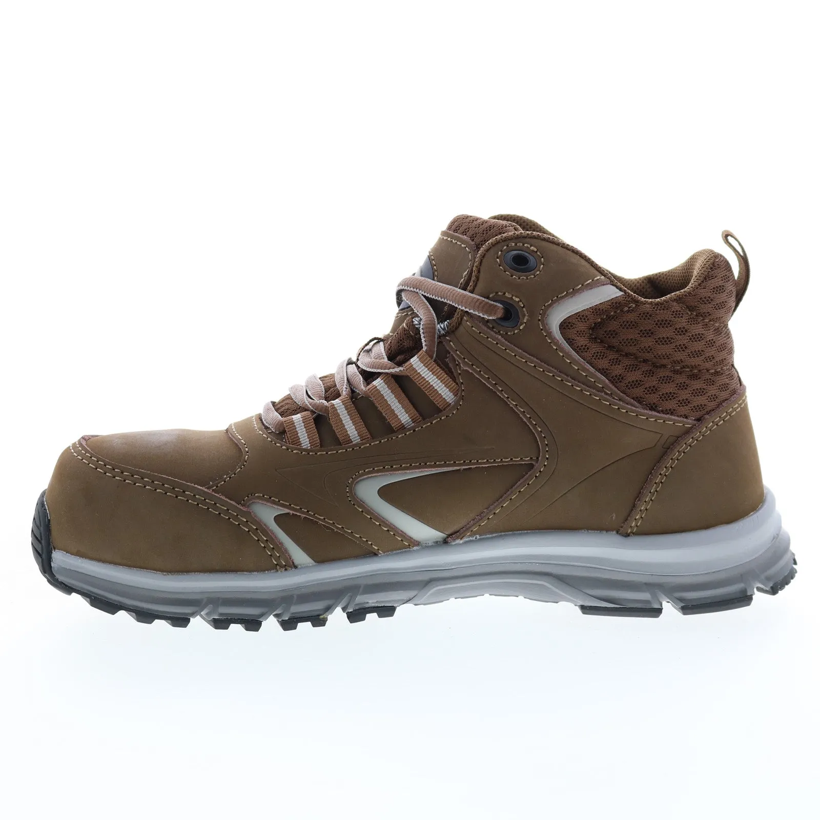 Subtle Lines Avenger Thresher Alloy Toe Electrical Hazard WP Womens Brown Work Boots