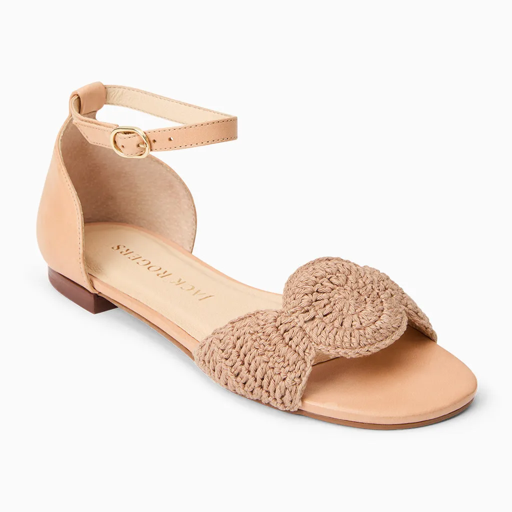 Laurin Crochet Ankle Strap Sandal Light Core