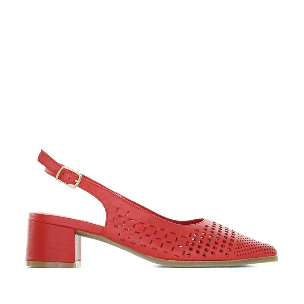 LE SANSA DRUSILLA RED High Density Flexible Upper