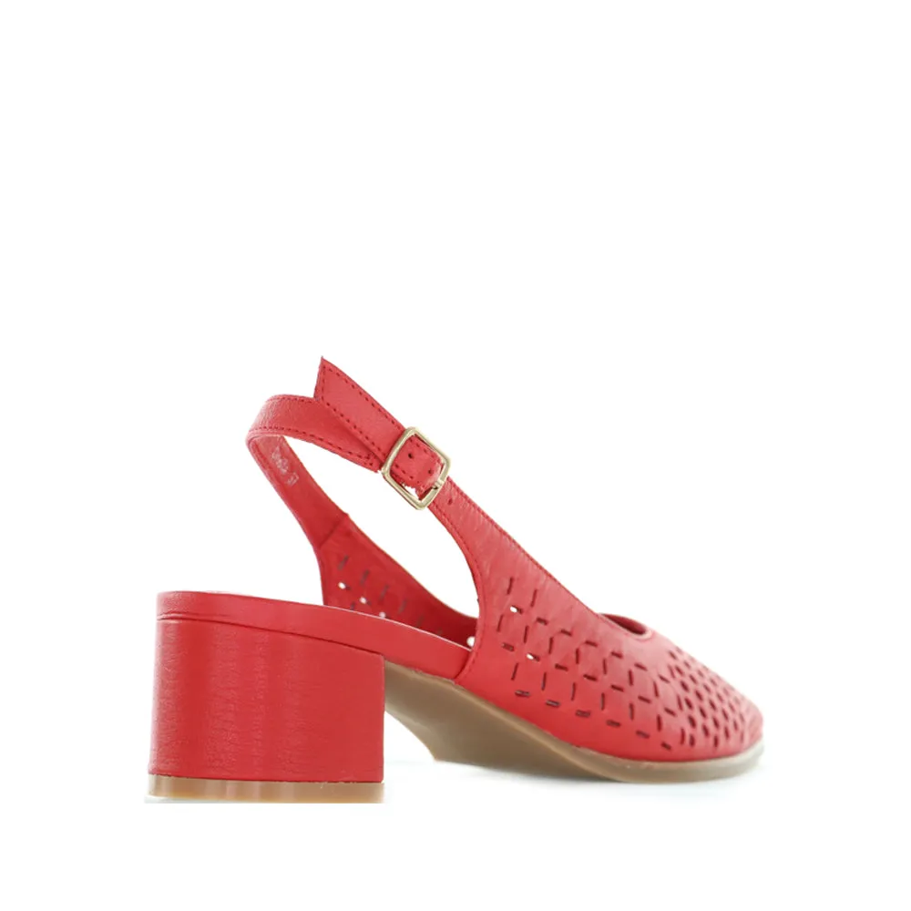Pink Heels Smart Casual Heels LE SANSA DRUSILLA RED